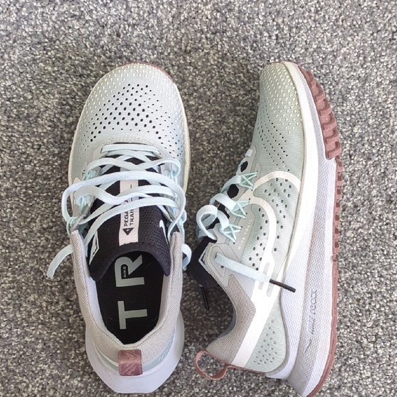 Nike Shoes - Nike Women's Athletic Shoes - Gray, White, and Brown